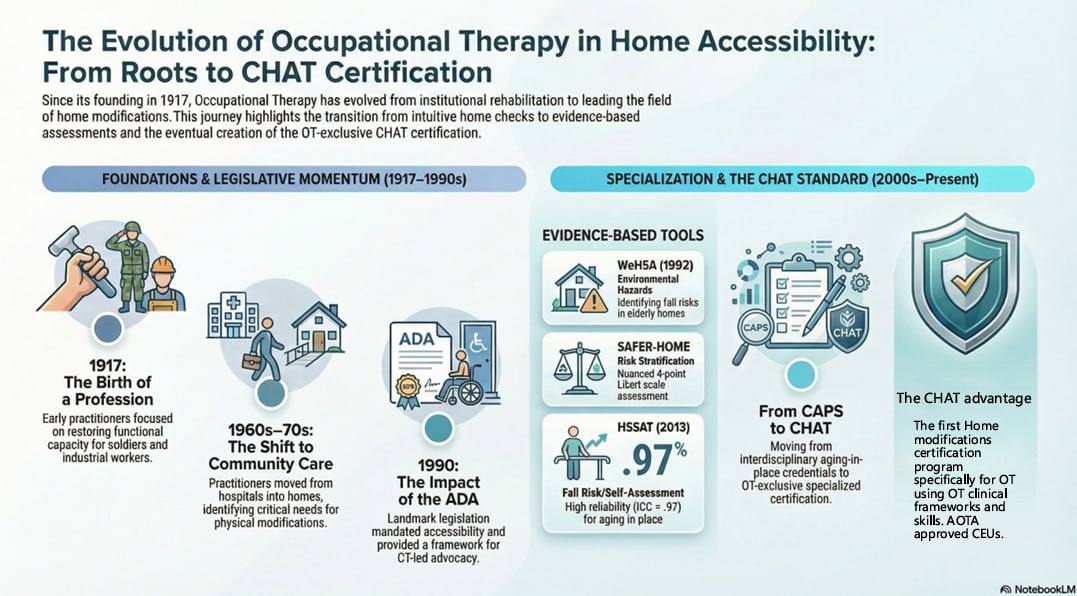 The History of Occupational Therapy’s Role in Home Modifications and Home Safety Assessment