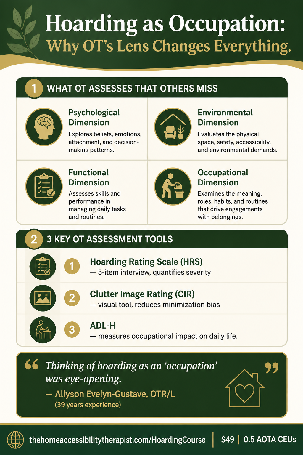 Reframing Hoarding as Occupation: What Occupational Therapists Bring That Nobody Else Can