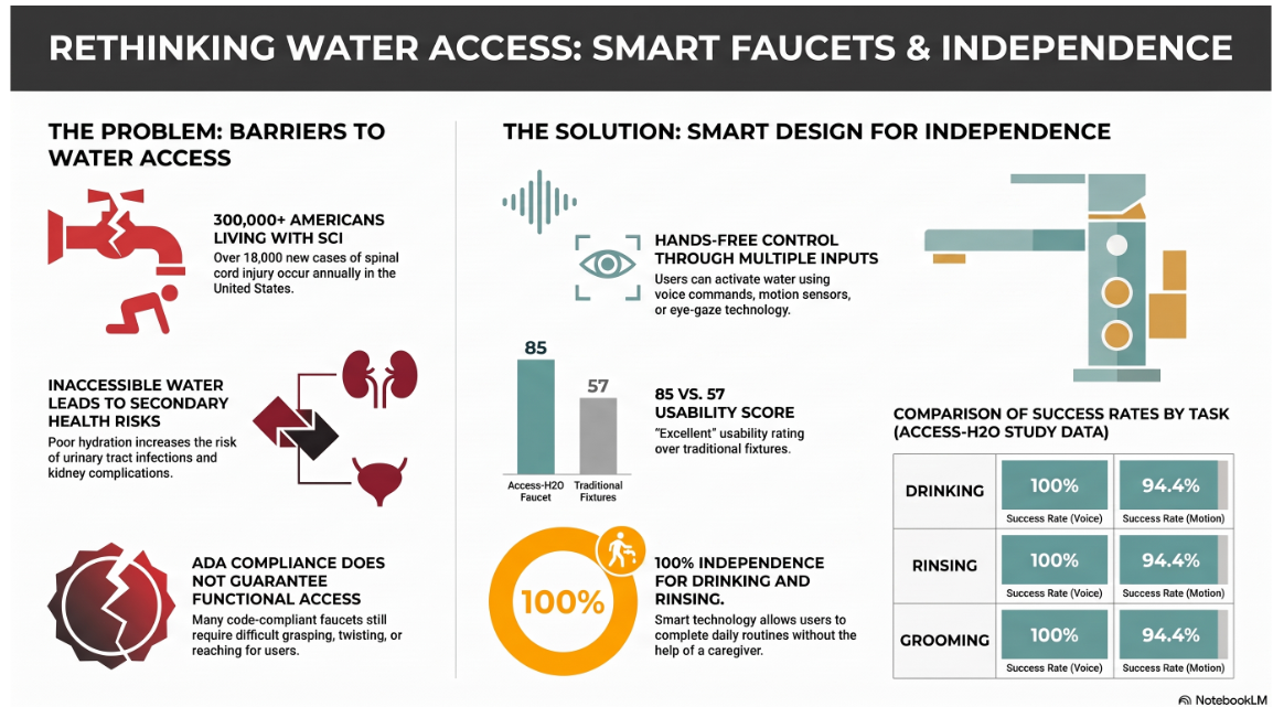Smart Faucets, Water Access, and Independence at Home